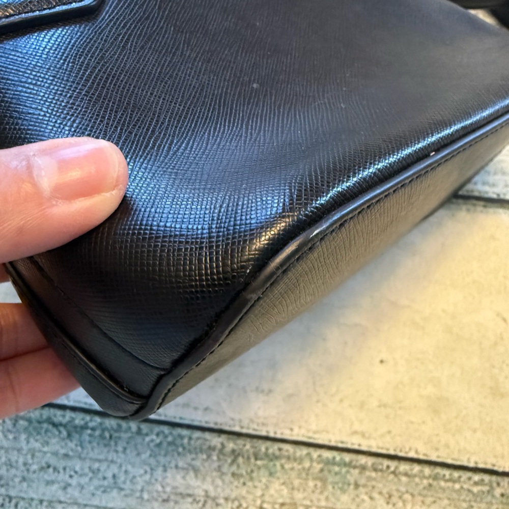 Kate Spade black Saffiano leather Staci Dome Crossbody. Purse. - Picture 14 of 17